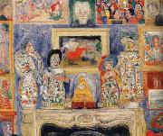 James Ensor Interior with Three Portraits Germany oil painting artist
